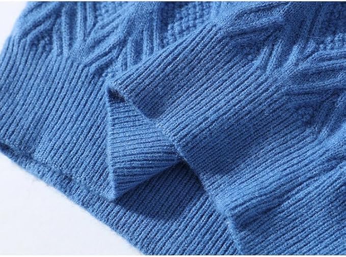 Twisted Diamond Acrylic Aran Sweater