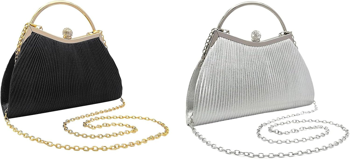 Kiss Lock Clutch Evening Bags