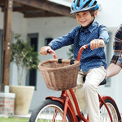 Natural Handmade Oval Wicker Bicycle Baskets