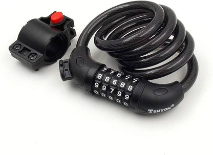 COOLBABY 5 Digit Combination Bicycle Locks