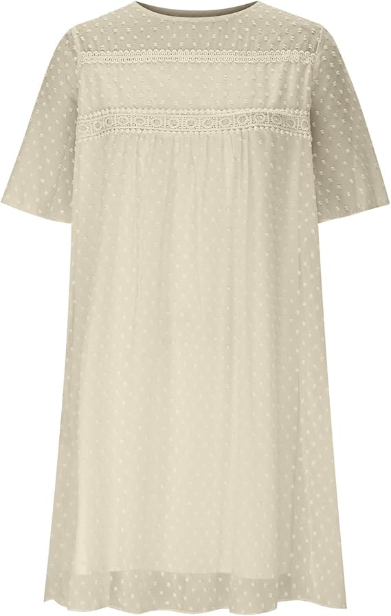 Chiffon Polka Dot Baby Doll Shortie Nightie