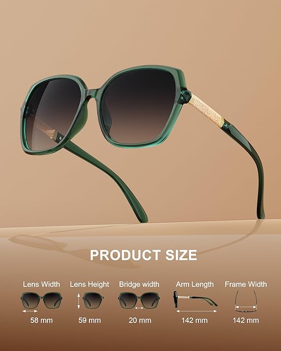 CATMONROE Cat-Eye Gradient Fashion Sunglasses