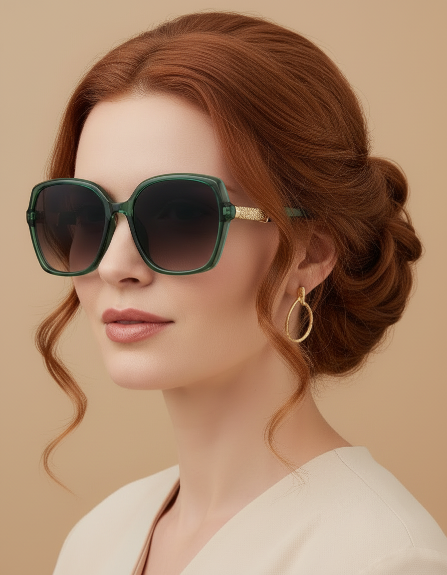 CATMONROE Cat-Eye Gradient Fashion Sunglasses