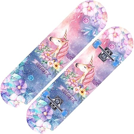 Kingbox Colorful Flash Wheel Skateboards