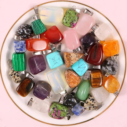 Natural Stone Irregular Pendants