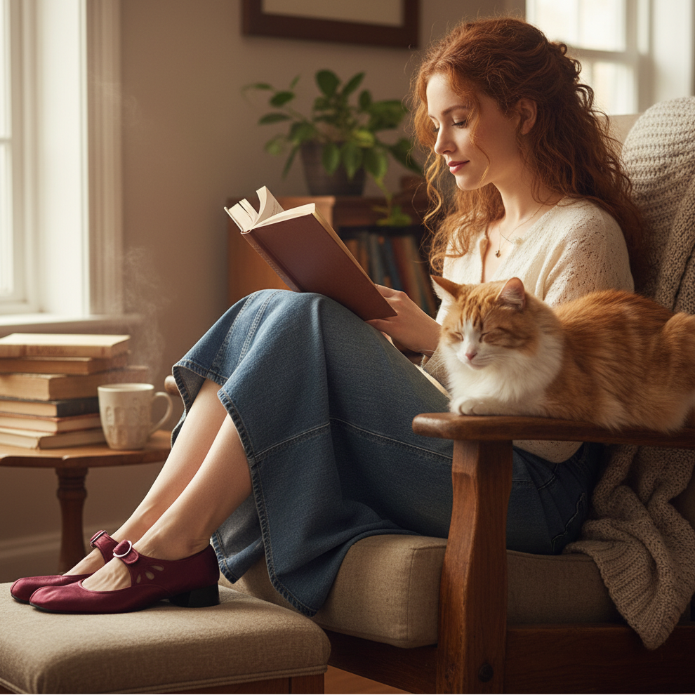 Mary Jane Chunky Heels