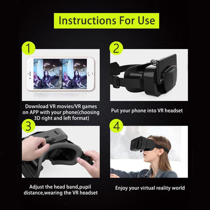 SHINECON G10 Mobile Phone 3D Virtual Reality Headset