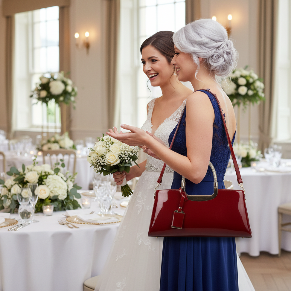 Noble Patent Leather Messenger Bags