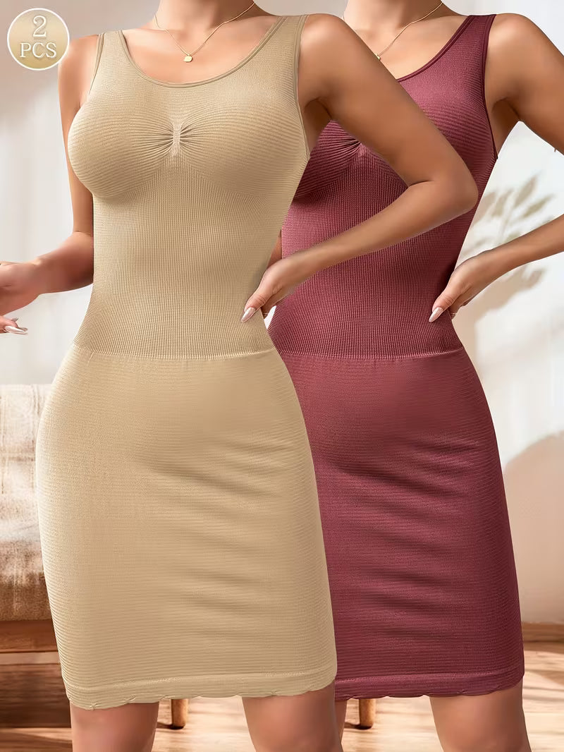 Svelte Secrets High-Support Compression Shaping Slips (Set of 2)