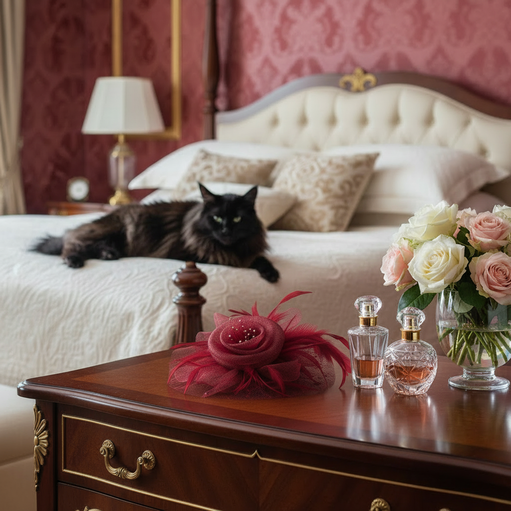 KOKO Mesh Feather Headband Fascinators