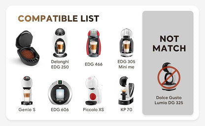 Reusable Coffee Capsule Adapter for Dolce Gusto