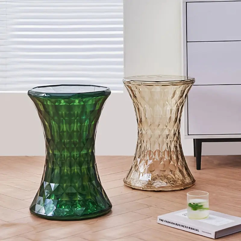 Crystal Acrylic Transparent Vanity Stool