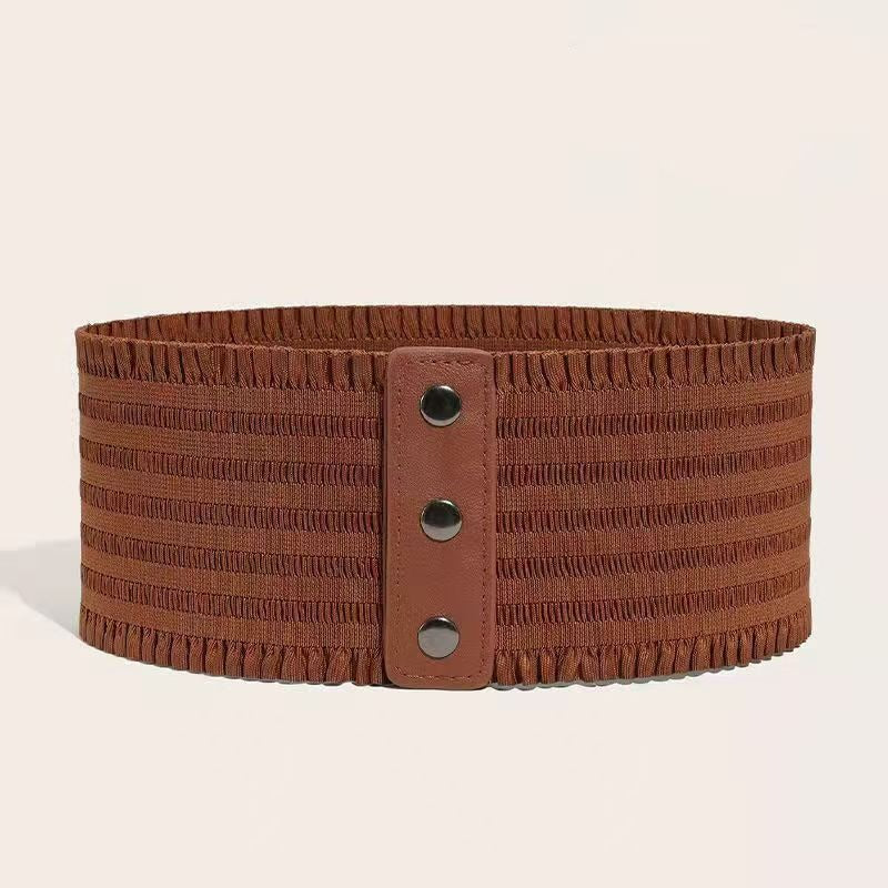 Domed Elastic Wide Belts