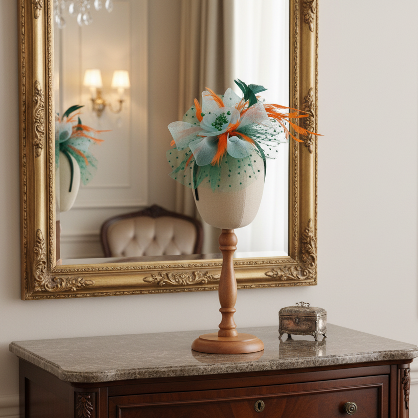 KOKO Mesh Feather Headband Fascinators