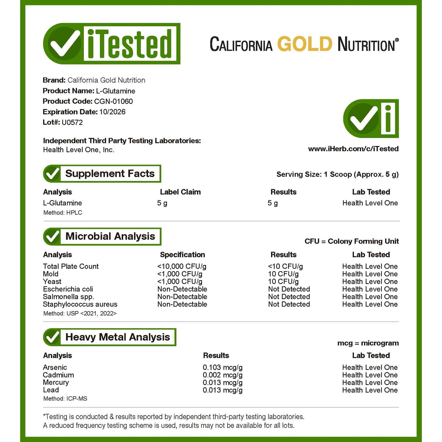 California Gold Nutrition Sport