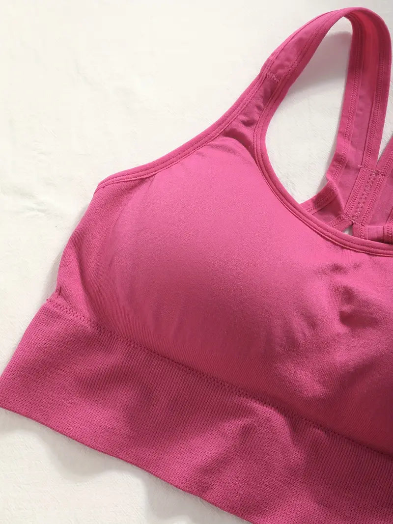 CELILIN Racerback Plus Size Sports Bras