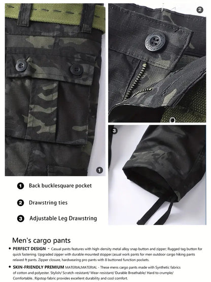 AKNAVY Camouflage Tactical Cargo Pants
