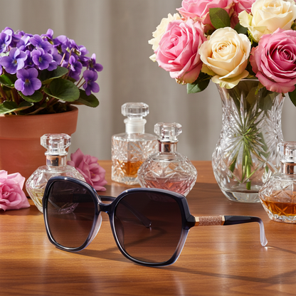 CATMONROE Cat-Eye Gradient Fashion Sunglasses