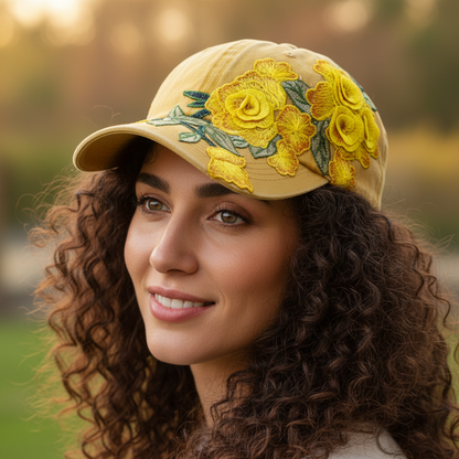 Bloom Floral Baseball Caps