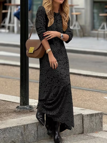 Lace Bohemian Maxi Dress