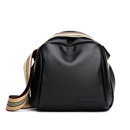 Annmouler Genuine Cowhide Leather Saddle Handbags