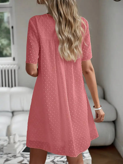 Chiffon Polka Dot Baby Doll Shortie Nightie