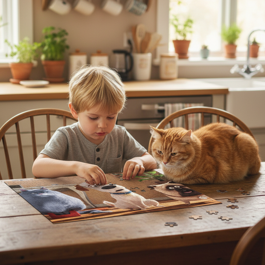 Jigsaw Puzzles with Tin