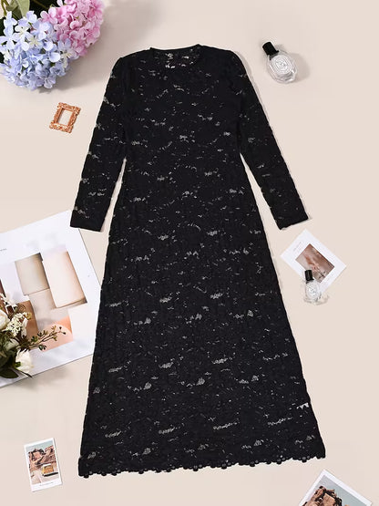 Lace Bohemian Maxi Dress