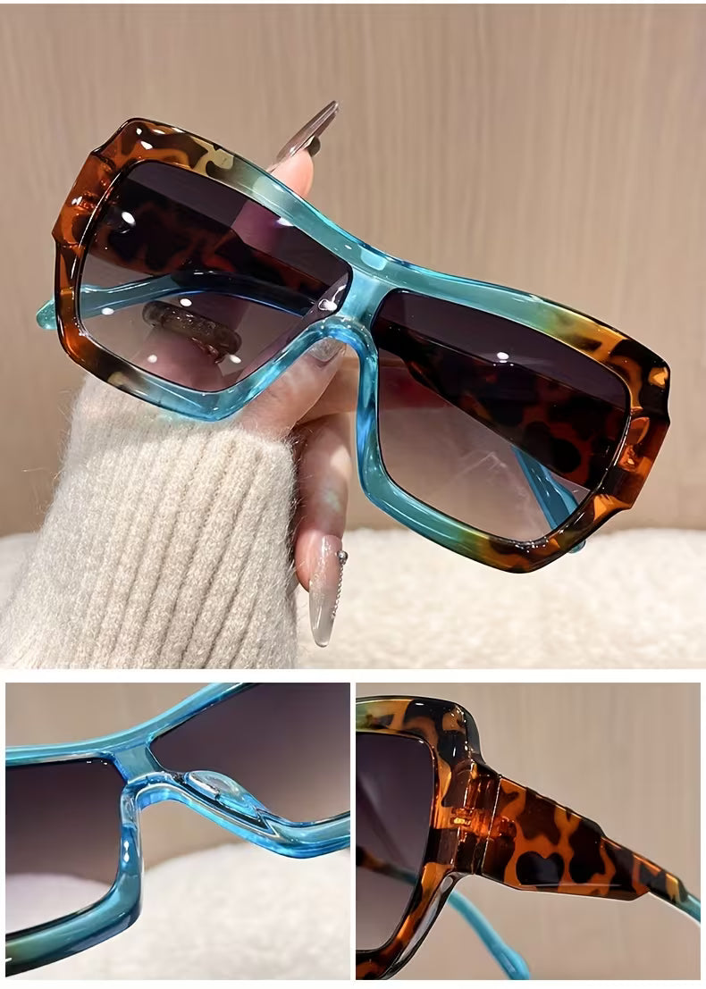 CAESAR Large Frame Integrated Sunglasses
