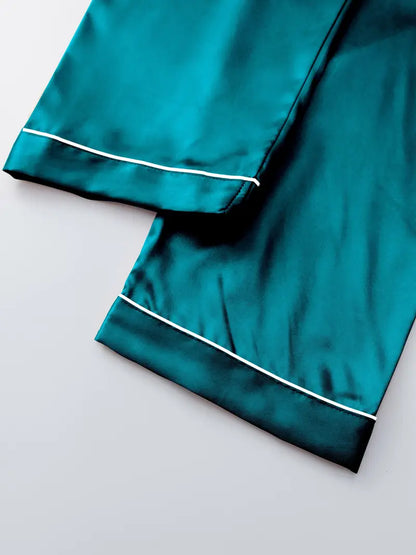Satin Casual 3 Piece Pajama Sets