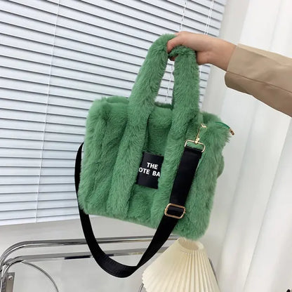 Designer Faux Fur Tote Bags