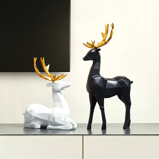 Romantic Deer Figurines