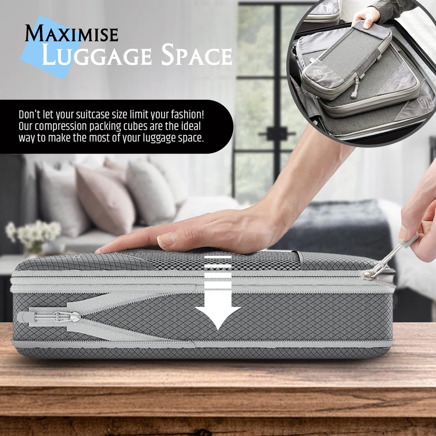 Travel Compression Packing Cubes