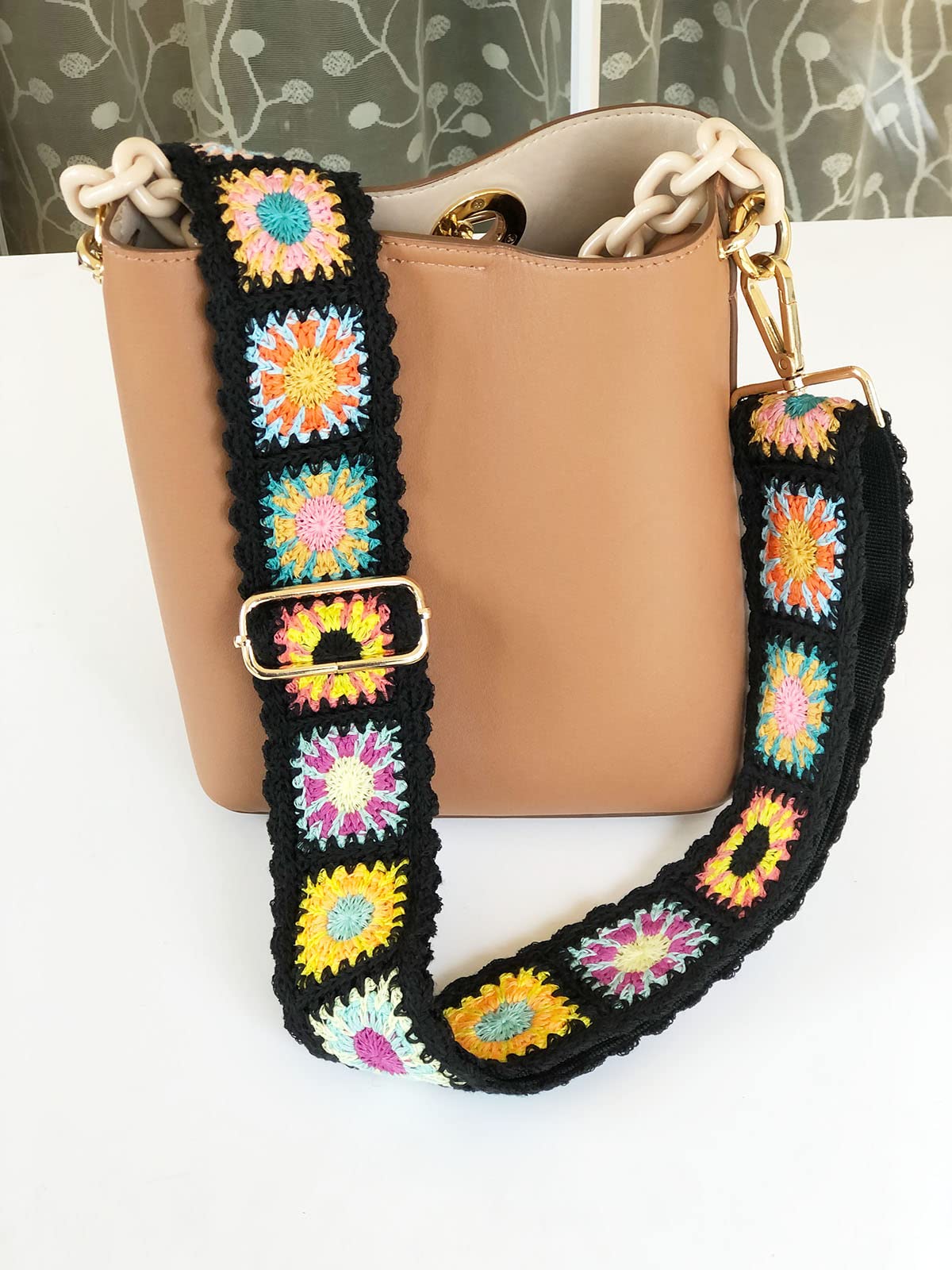 Retro Adjustable Woven Bag Straps