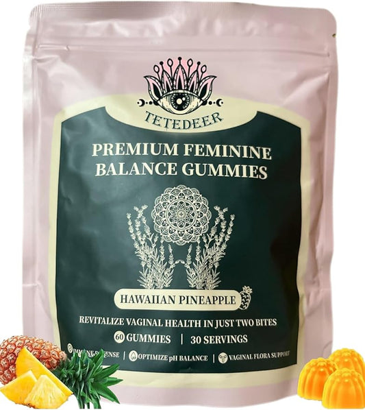 Vital Organic Natural Nutrition Feminine pH Balance Gummies