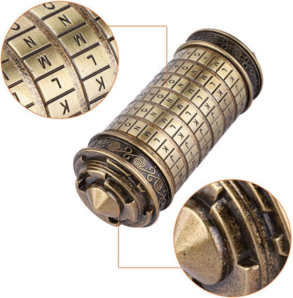 Cryptex Da Vinci Code Mini Lock with Hidden Compartment