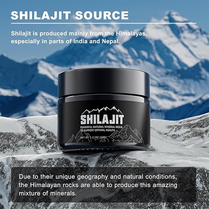 100% Pure Himalayan Organic Shilajit