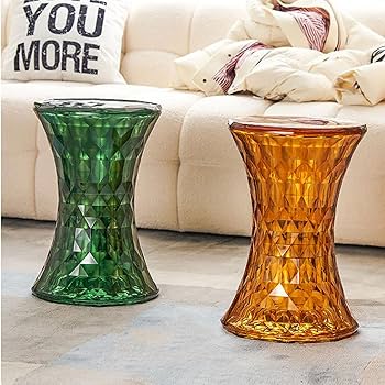 Crystal Acrylic Transparent Vanity Stool