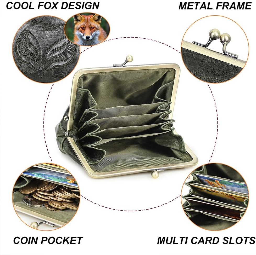 Foxy Genuine Leather Vintage Wallets