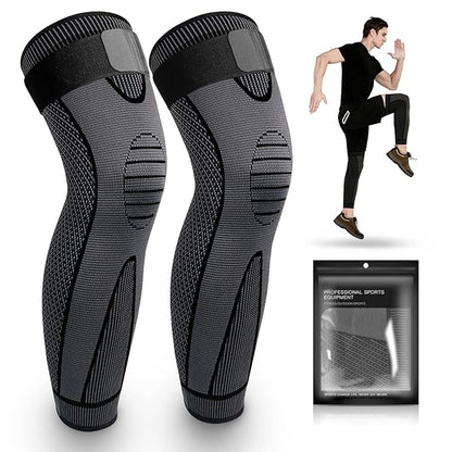 Terrifi Long Knee Brace Compression Sleeves