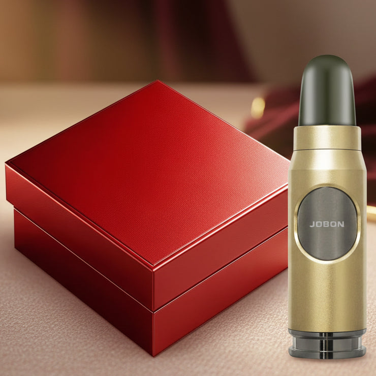 JOBON Metal Bullet Shaped Windproof Butane Lighter