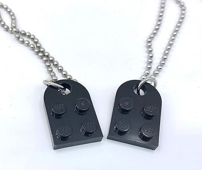 Heart Shaped Lego Pendant Necklaces