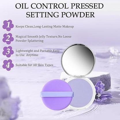 Candy Bella Violet Oil Control Finishing Powder