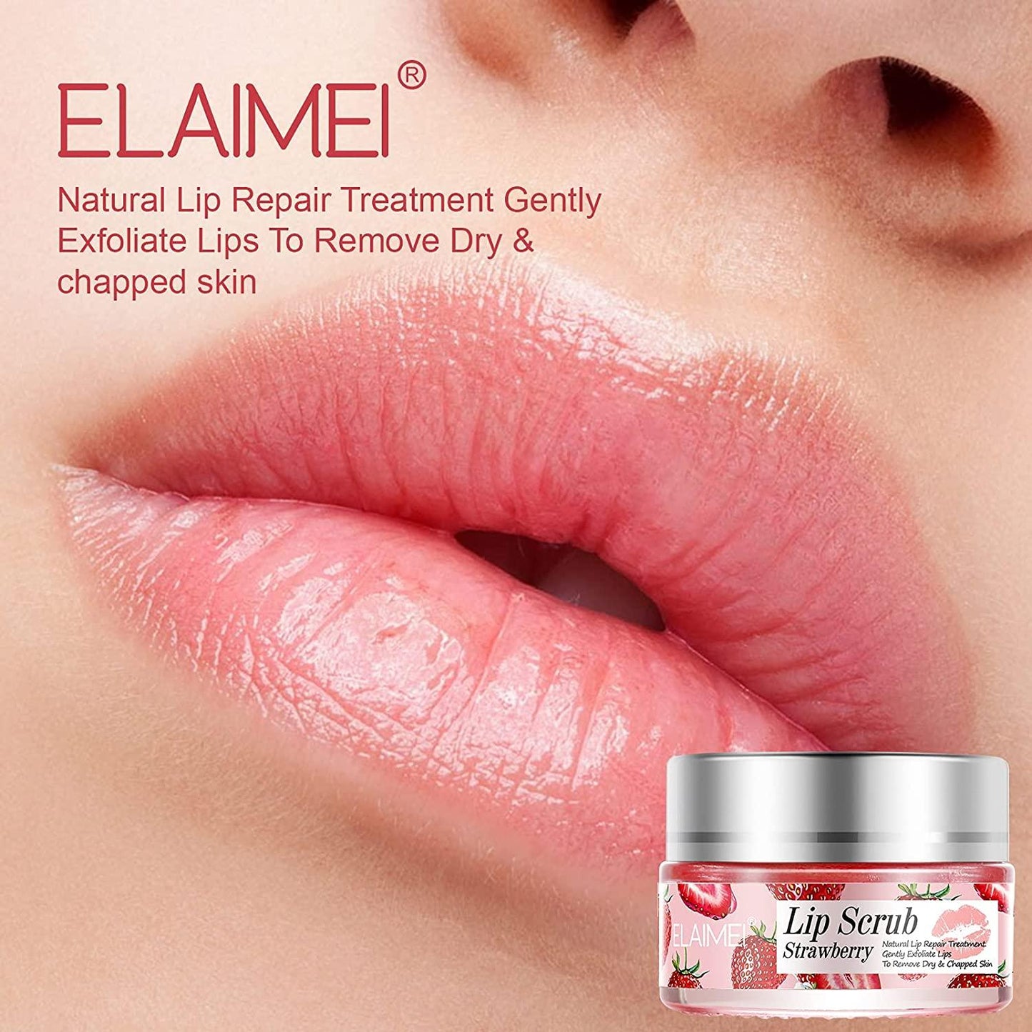 Elaimei Lip Scrub for Exfoliation and Anti-Cracking