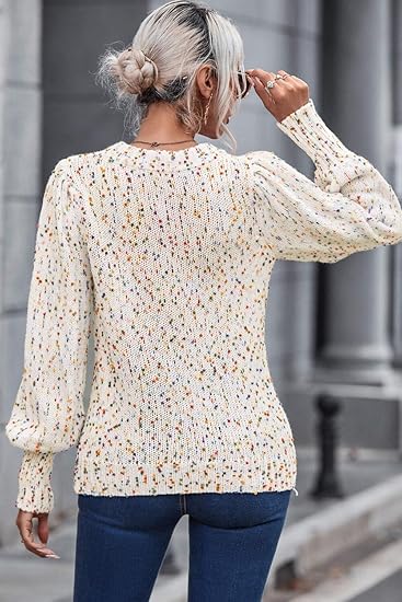 Polka Dot Knitted Sweater