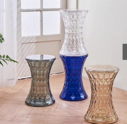 Crystal Acrylic Transparent Vanity Stool