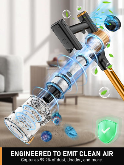 Cordless High Suction Household Vacuum Cleaner
