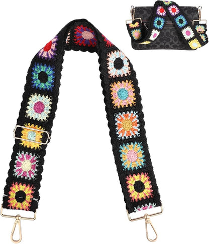 Retro Adjustable Woven Bag Straps