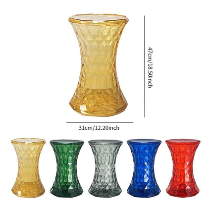 Crystal Acrylic Transparent Vanity Stool