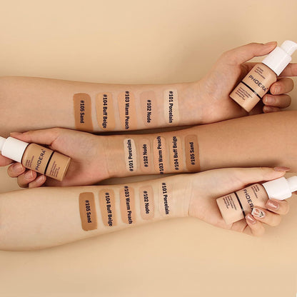 PHOERA Full Coverage Matte Liquid Foundation